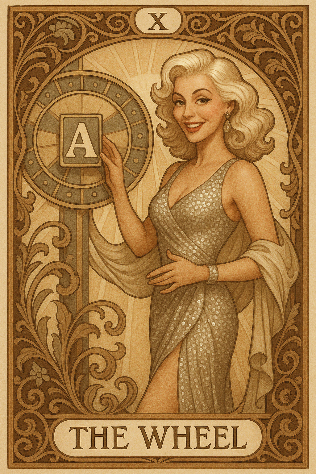 The Wheel (X) (Reversed)